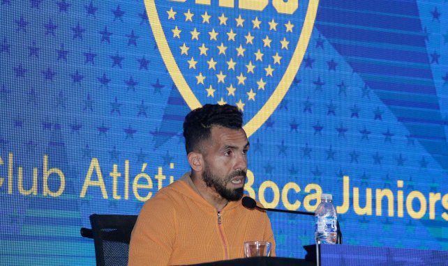 Carlos Tevez, avec Boca Juniors