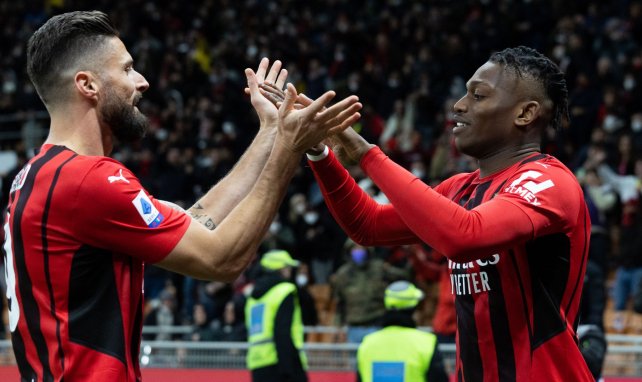 Olivier Giroud et Rafael Leão s'entendent à merveille face à l'Inter