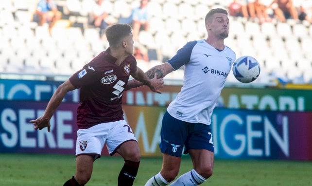 Sergej Milinkovic-Savic (Lazio) contre le Torino