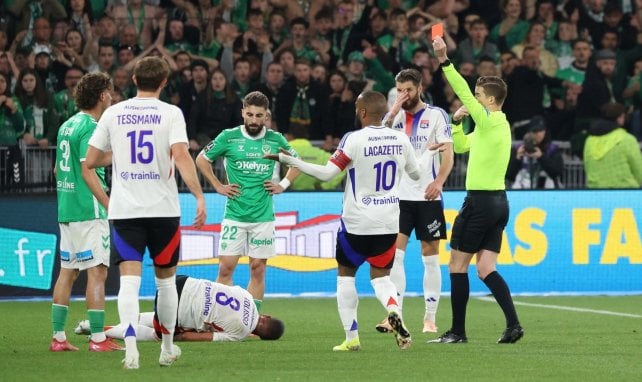 Corentin Tolisso, blessé contre l'ASSE