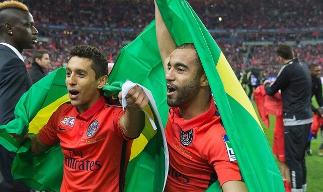 PSG : la pique amusante de Marquinhos à son ami Lucas Moura