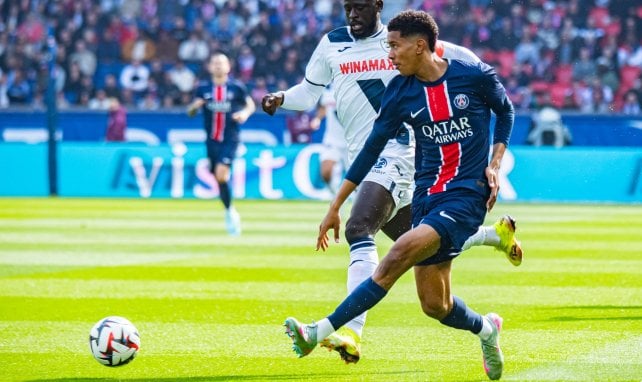 Senny Mayulu sous les couleurs du PSG. 