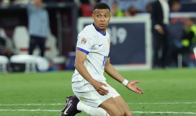 Kylian Mbappé face à l'Espagne