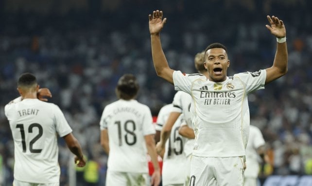 Kylian Mbappé, buteur avec le Real Madrid
