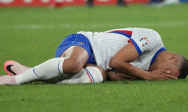 Kylian Mbappé blessé à l'Euro 2024