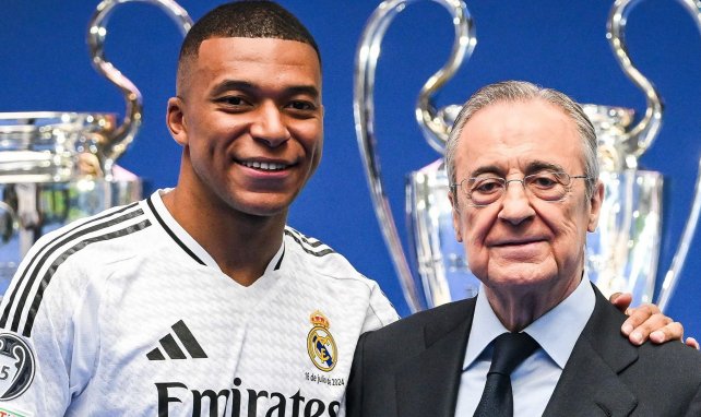 Kylian Mbappé et Florentino Pérez