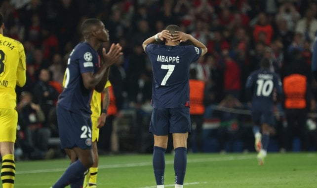 Kylian Mbappé et le PSG déçus par l'élimination face à Dortmund en Ligue des Champions