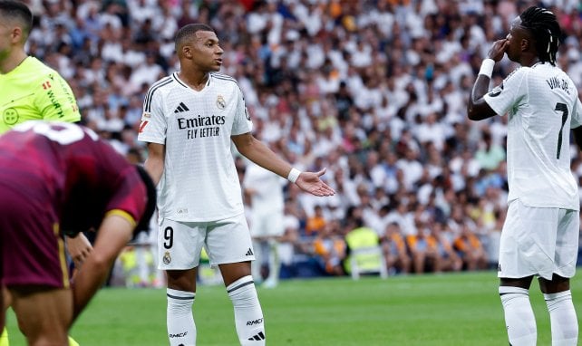 Kylian Mbappé sous les couleurs du Real Madrid.