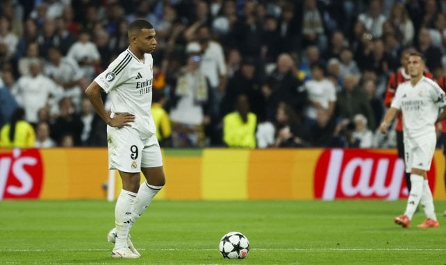 Kylian Mbappé face à l'AC Milan