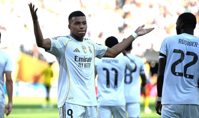 Kylian Mbappé lors du match face au Borussia Dortmund au Mondial des Clubs