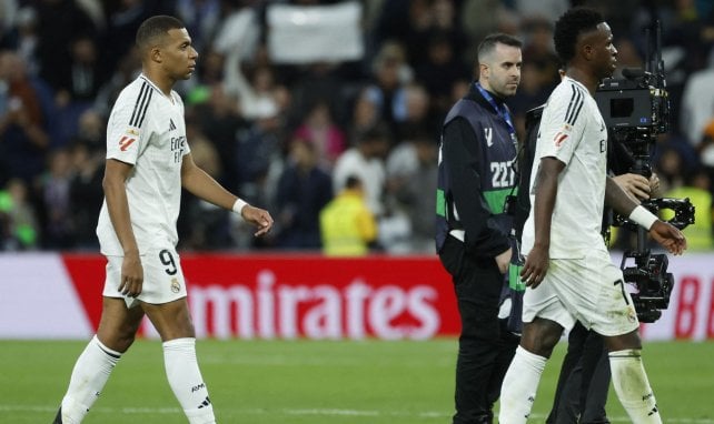 Mbappé et Vinicius Jr lors du Clasico