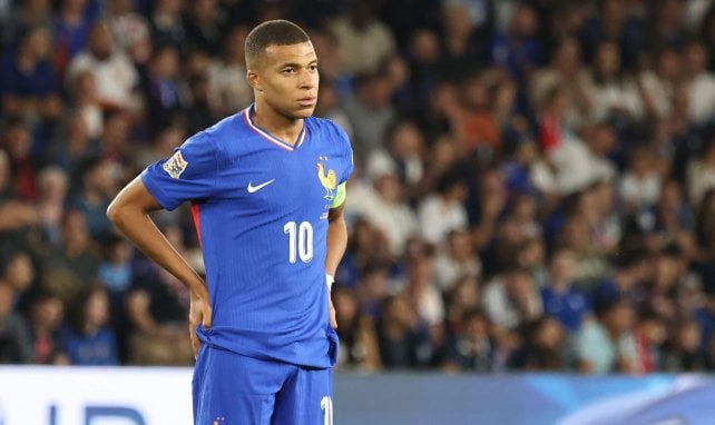 Kylian Mbappé en Ligue des Nations face à l'Italie