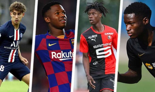 Adil Aouchiche, Ansu Fati, Eduardo Camavinga et Lucien Agoumé parmi les 60 meilleurs talents nés 200