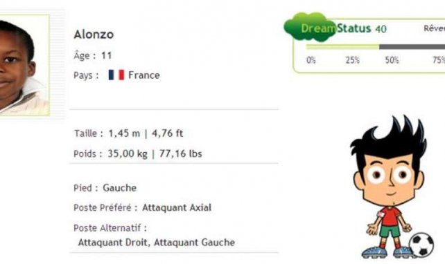 Alonzo, future star tricolore de la Dream Football ?