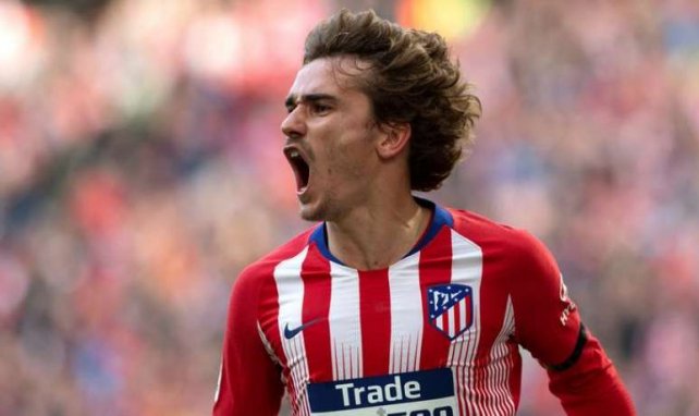 Antoine Griezmann après son but contre le Real Madrid en février dernier
