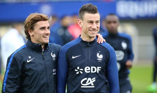 Antoine Griezmann et Laurent Koscielny en équipe de France