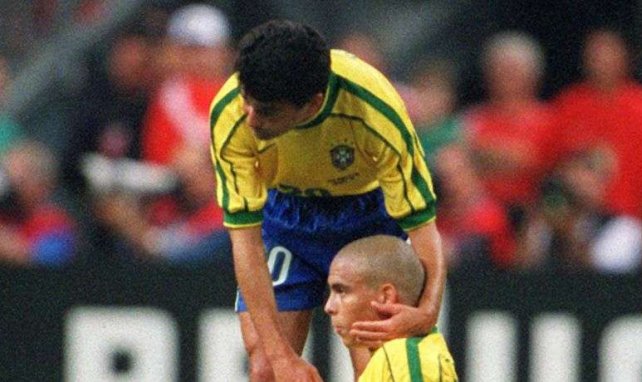 Bebeto, ici avec Ronaldo, a décidé de se mettre à la politique
