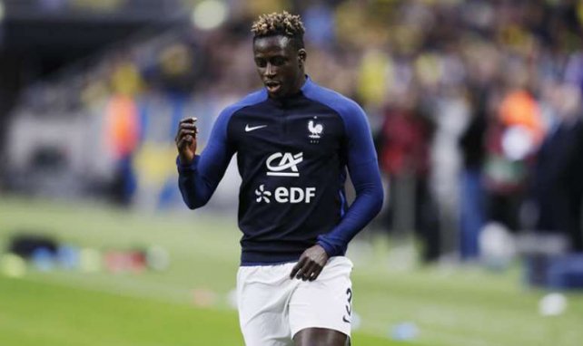Benjamin Mendy sous les couleurs de l'Équipe de France