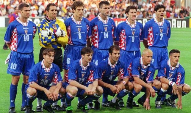 Boban (ici à gauche avec son numéro 10) reste l'un des plus grands joueurs croates