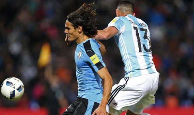 Cavani a brillé avec l'Uruguay