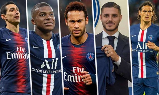 Di Maria, Mbappé, Neymar, Icardi et Cavani vont se disputer les places dans le secteur offensif.