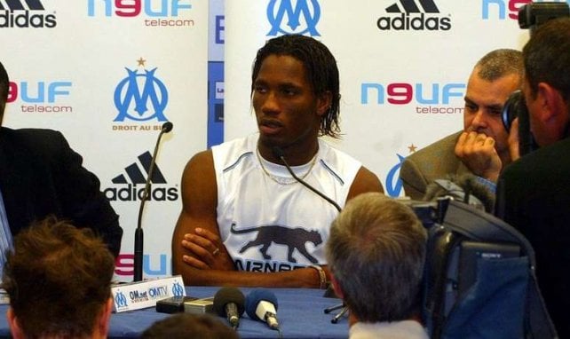 Olympique Marseille Didier Yves Drogba Tébily