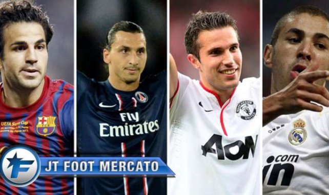 Fabregas, Ibra, RVP et Benzema au programme du JT Foot Mercato