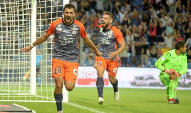 Gaëtan Laborde a été décisif pour Montpellier face à Nice.