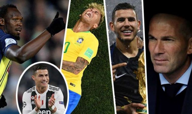 Ils ont fait l'année 2018 : Bolt, CR7, Neymar, Hernandez, Zidane...