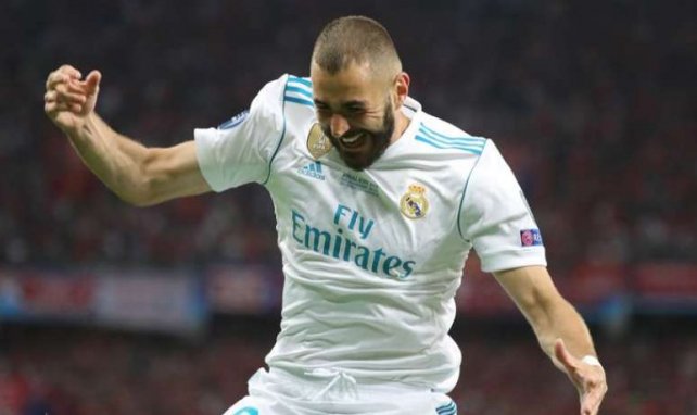 Karim Benzema sous le maillot du Real Madrid