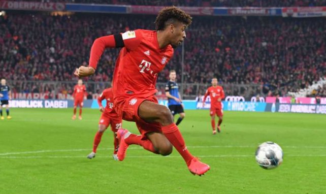Kingsley Coman en pleine action avec le Bayern Munich
