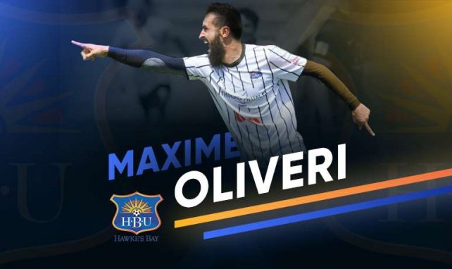 Le Français Maxime Oliveri sous les couleurs d'Hawke's Bay United