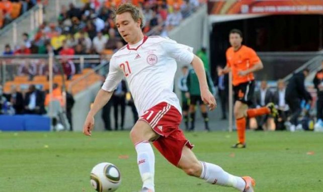 Le grand espoir de l'Ajax Christian Eriksen, l'une des stars de l'Euro U21 à suivre