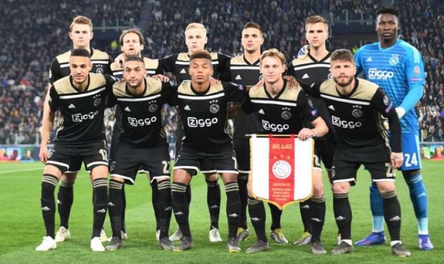 Le onze de l'Ajax face à la Juventus en 1/4 de finale retour de la Ligue des Champions