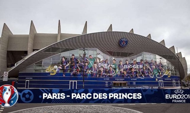 Le Parc des Princes accueille 5 matches de l'Euro 2016