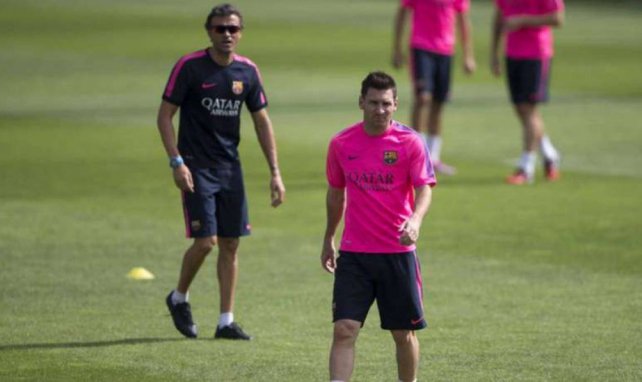 Barça : Luis Enrique s'agace des rumeurs de départ de Lionel Messi