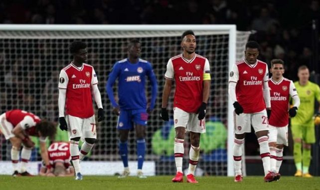 Les Gunners d'Arsenal ne disputeront pas les huitièmes de finale de Ligue Europa