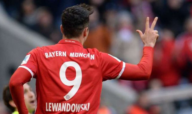 Lewandowski a inscrit un triplé avec le Bayern ce week-end