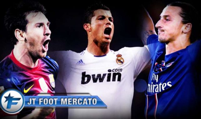 Messi, CR7 et Ibra au programme du JT Foot Mercato