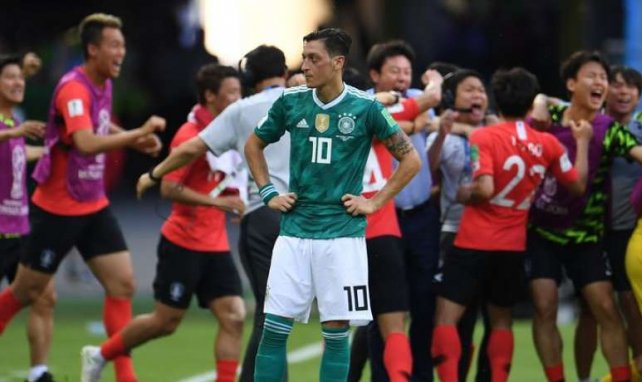 Mesut Özil lors de la rencontre entre l'Allemagne et la Corée du Sud