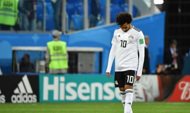Mohamed Salah tête baissée après la défaite de l'Egypte contre la Russie