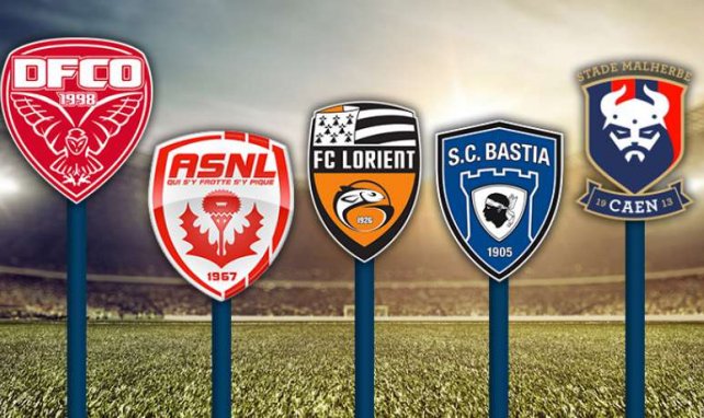 Nancy, Bastia, Caen, Dijon et Lorient sont en course pour le maintien en Ligue 1
