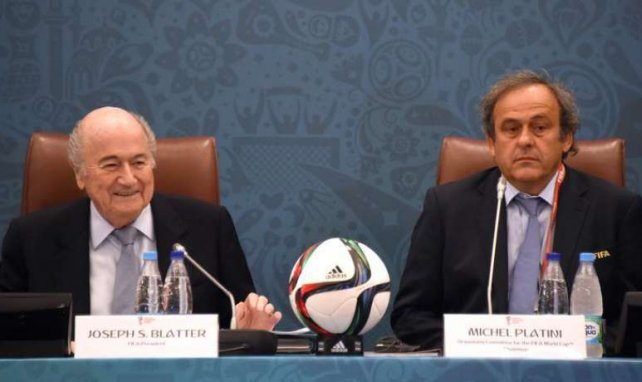 Platini et Blatter bannis pour huit ans !