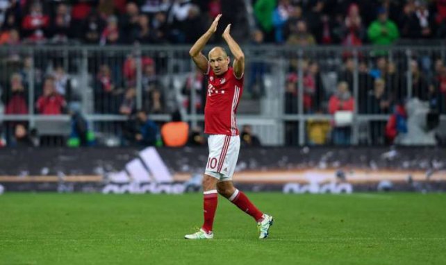 Robben sous le maillot du Bayern en Ligue des Champions
