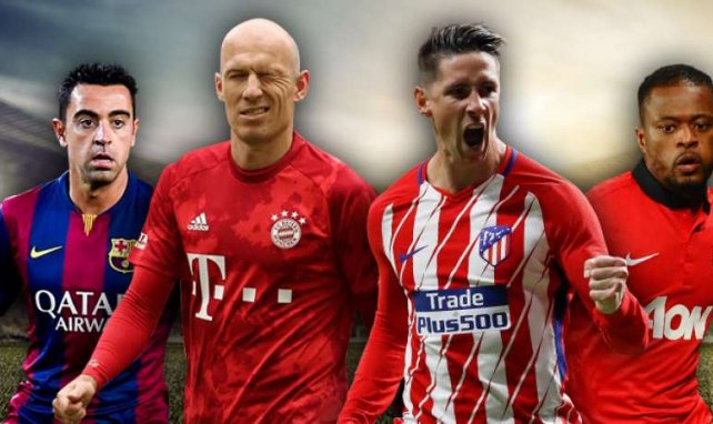 Xavi, Robben, Torres et Evra ont tous pris leur retraite cette année