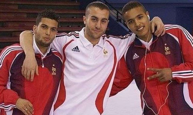 Yacine SI Salem ici avec notamment El Arabi en équipe de France U21 de Futsal