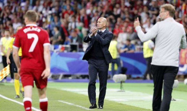Zinedine Zidane lors de la finale de la Ligue des Champions entre le Real Madrid et Liverpool