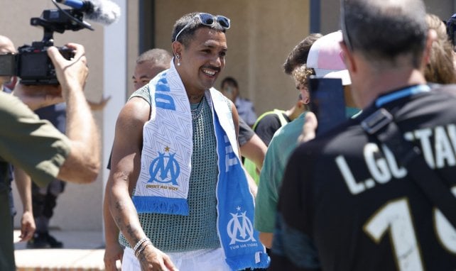 Facundo Medina lors de son arrivée à l'OM