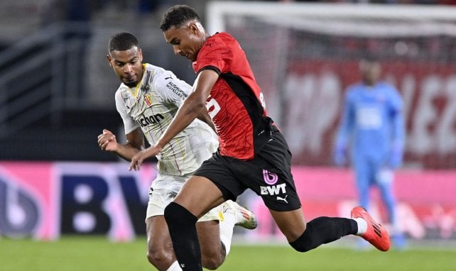 Henrik Meister en action avec Rennes 