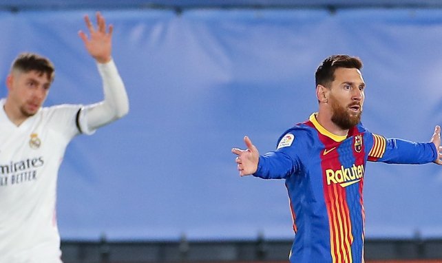 Lionel Messi face au Real Madrid